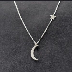 🌙 Moon & Star shirt necklace NWOT